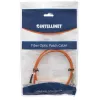 Patchcord światłowodowy Intellinet, OM2, LC/SC, 5 m, pomarańczowy, duplex, wielomodowy, 50/125 µm, LSZH, włókno, dożywotnia gwarancja