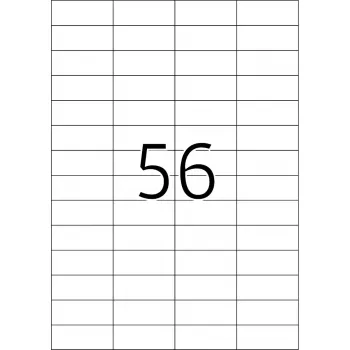 Etykiety HERMA Premium A4 52,5x21,2 mm biały papier mat 11200 szt.