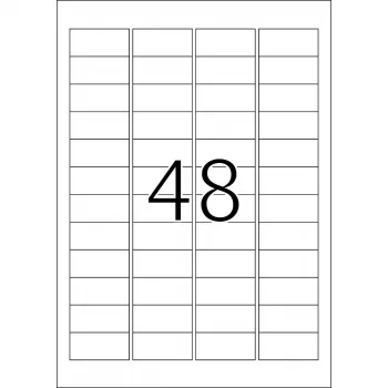Etykiety HERMA Premium A4 48,3x16,9 mm biały papier mat 12800 szt.