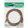 InLine Patch kabel S/FTP PiMF Cat.6 250MHz PVC miedź brązowy 3m