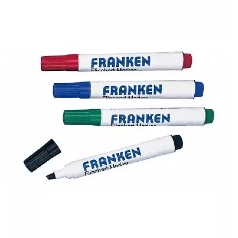Marker Franken Z2203 4 szt. Czarny Niebieski Zielony Czerwony