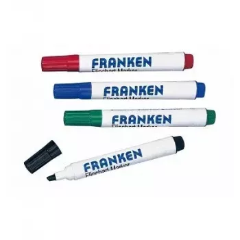 Marker Franken Z2203 4 szt. Czarny Niebieski Zielony Czerwony