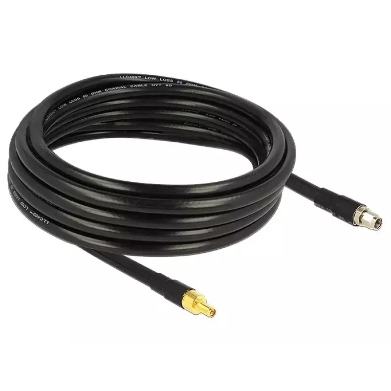 Kabel koncentryczny DeLOCK 5m RP-SMA/RP-SMA