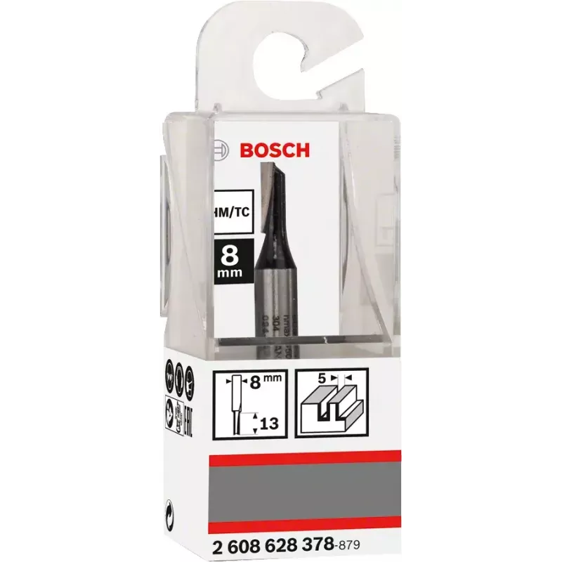 Frez prosty Bosch 2 608 628 378 Długość 51 mm Długość robocza 1,27 cm