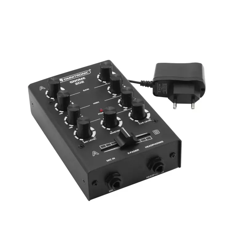 Mikser Omnitronic GNOME-202 2-kanałowy 20 – 20 000 Hz Czarny