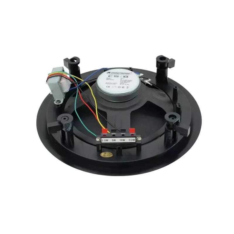 Pełnozakresowy głośnik Omnitronic 80710231 Czarny Przewodowy 10 W