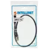 Intellinet Kabel krosowy sieciowy, Cat6, 0,5 m, czarny, miedź, S/FTP, LSOH / LSZH, PVC, RJ45, pozłacane styki, zabezpieczenie przed przypadkowym zahaczeniem, osłona wtyczki, dożywotnia gwarancja