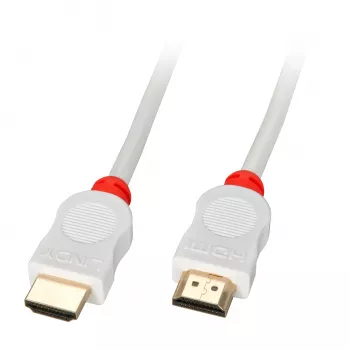 Lindy HDMI High Speed Cable biały 2m, 2 m, HDMI Typ A (Standard), HDMI Typ A (Standard), Czerwony, Biały