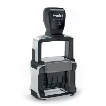 Datownik samoinkujący Trodat 5030 — odcisk 4 x 27 mm, rozmiar 74 x 45 x 150 mm