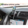 Manhattan Magnetyczny uchwyt na telefon do kratki nawiewu, regulowany klips, szybkie mocowanie i zwalnianie, podkładka antypoślizgowa, czarny, dożywotnia gwarancja