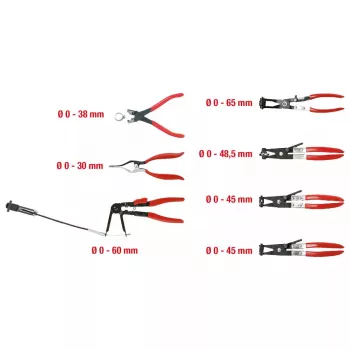Szczypce KS Tools 115.1055 stal chromowo-molibdenowa