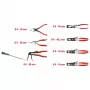 Szczypce KS Tools 115.1055 stal chromowo-molibdenowa