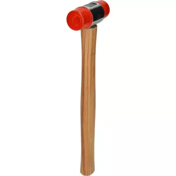 Młotek KS Tools 140.5202 z tworzywowym obuchem i drewnianą rękojeścią 30 cm 350 g