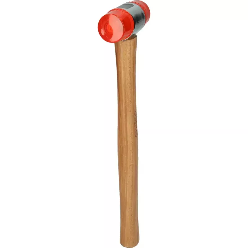 Młotek KS Tools 140.5202 z tworzywowym obuchem i drewnianą rękojeścią 30 cm 350 g
