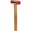 Młotek KS Tools 140.5202 z tworzywowym obuchem i drewnianą rękojeścią 30 cm 350 g