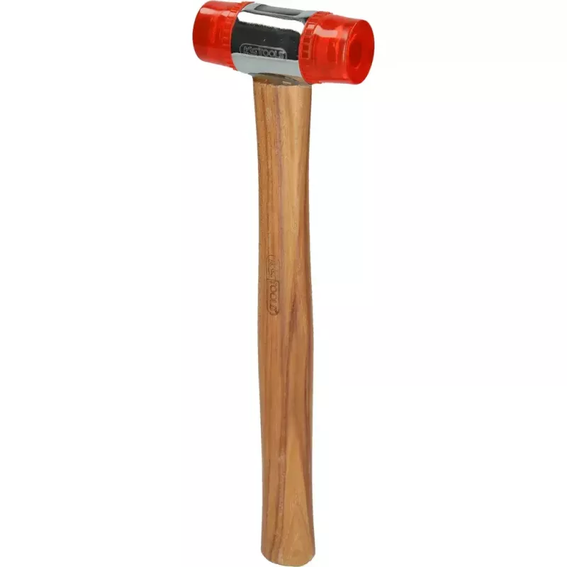 Młotek KS Tools 140.5202 z tworzywowym obuchem i drewnianą rękojeścią 30 cm 350 g