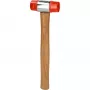 Młotek KS Tools 140.5202 z tworzywowym obuchem i drewnianą rękojeścią 30 cm 350 g