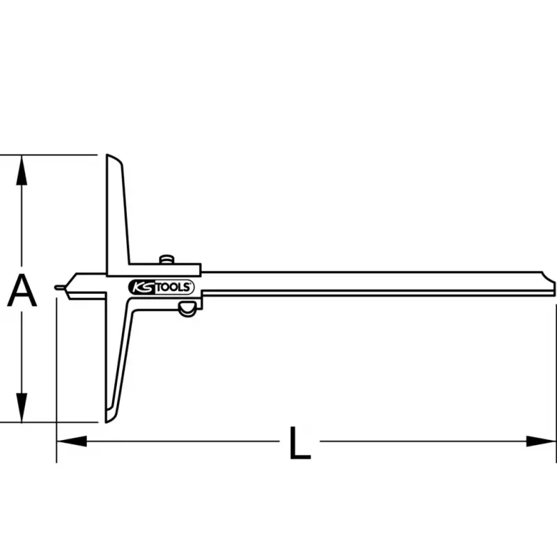 Suwmiarka KS Tools 300.0552 Waga 150 g