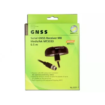 Moduł odbiornika GPS Navilock 60326 M8 99 kanałów Czarny