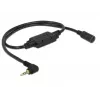 Kabel audio Navilock 62881 0,52 m 2,5 mm czarny