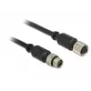 Kabel szeregowy Navilock 62971 Czarny 1 m M8