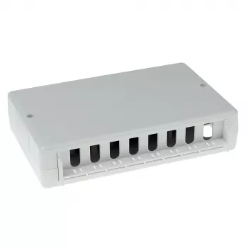 Puszka natynkowa ACT FA5000 nieekranowana 8-portowa Cat5e — 171,4×38×118,8 mm