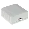 Powierzchniowa puszka montażowa 2-portowa CAT6 nieekranowana ACT FA6002, 29×61×29,5 mm