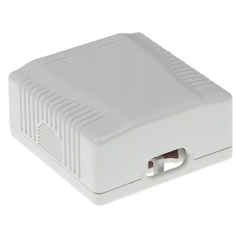 Powierzchniowa puszka montażowa 2-portowa CAT6 nieekranowana ACT FA6002, 29×61×29,5 mm