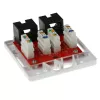 Powierzchniowa puszka montażowa 2-portowa CAT6 nieekranowana ACT FA6002, 29×61×29,5 mm