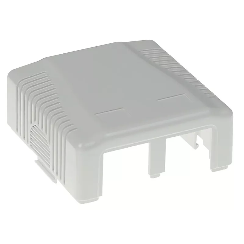 Powierzchniowa puszka montażowa 2-portowa CAT6 nieekranowana ACT FA6002, 29×61×29,5 mm