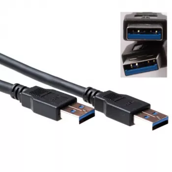 USB 3.0 A male - USB A male 3.00 m, ACT, SB0001