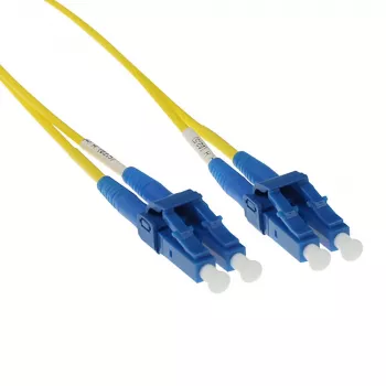 ACT 10 metrów LSZH jednomodowy 9/125 OS2 kabel krosowy światłowodowy z krótkim butem duplex z złączami LC