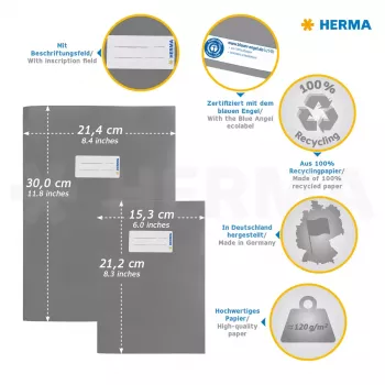 Okładka na czasopisma/książki HERMA 7054 biała