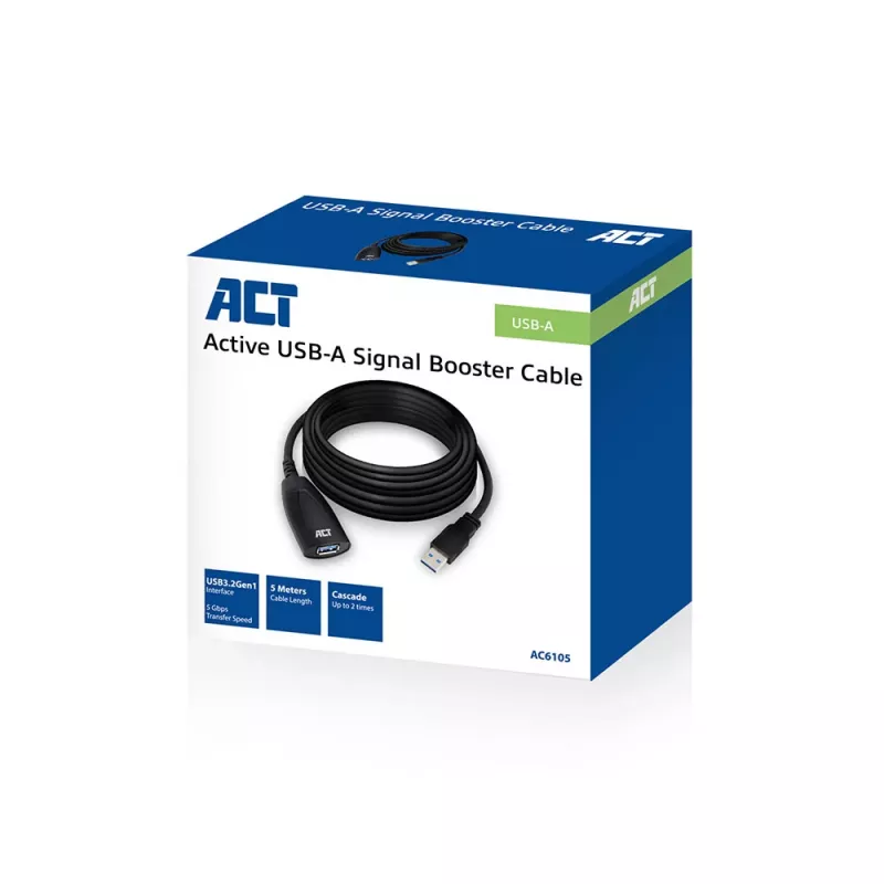 Wzmacniacz USB ACT AC6105 5 metrów