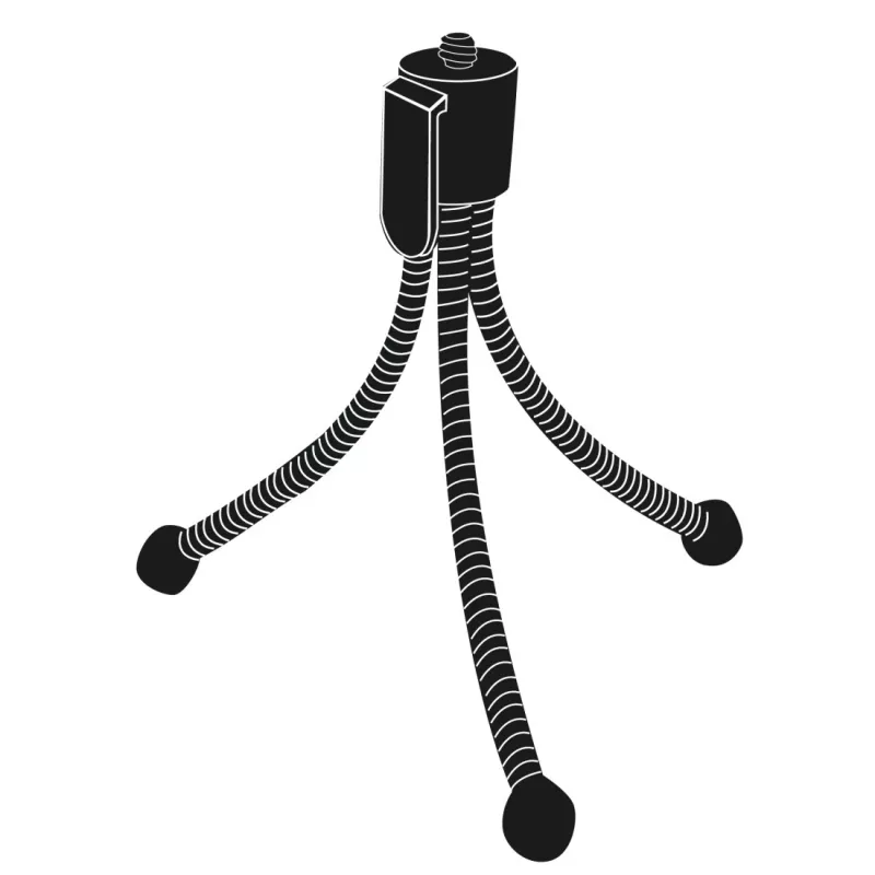 Hama Flexi statyw Aparaty cyfrowe/na kliszę 3 nóżki Czarny
