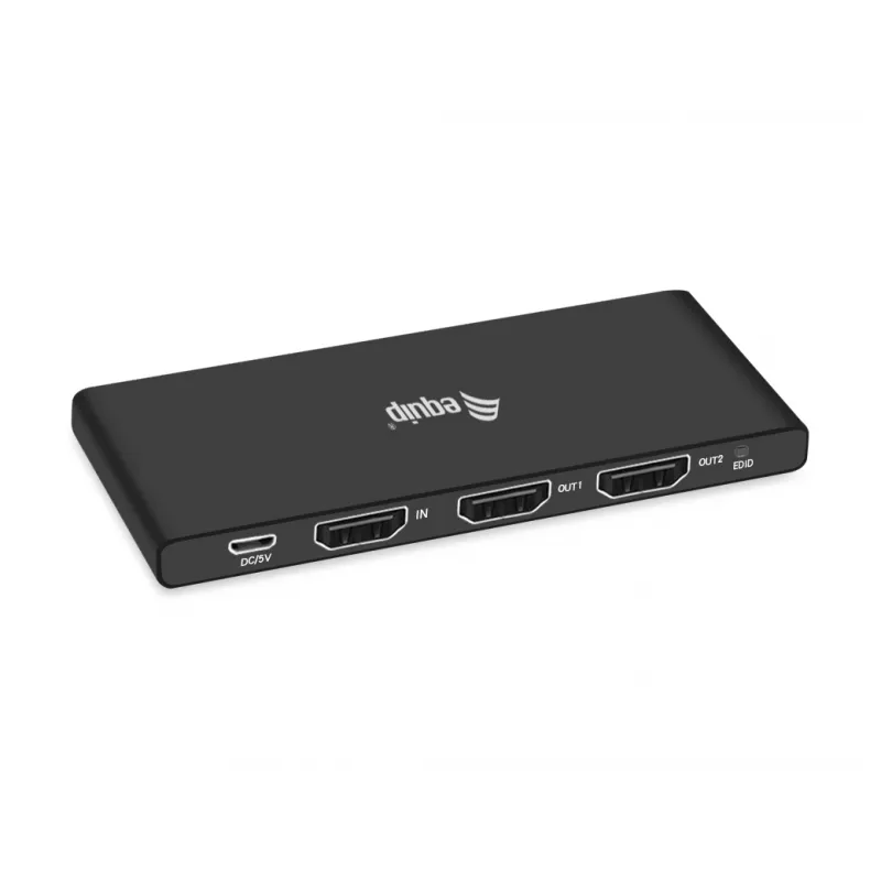 Equip Ultra cienki 2-Port HDMI 2.0 Splitter