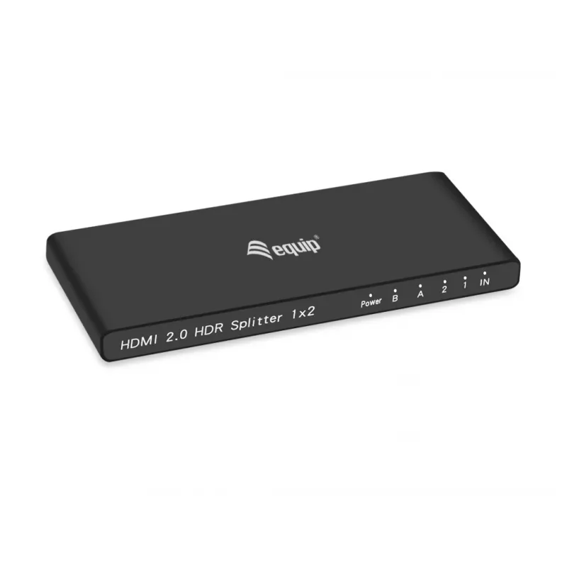 Equip Ultra cienki 2-Port HDMI 2.0 Splitter