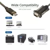 ACT USB-C do Serial Adapter AC6002 Czarny 1.5m