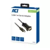ACT USB-C do Serial Adapter AC6002 Czarny 1.5m