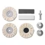 Zestaw KWB 485300 Rotary Tool Polishing Supply Czarny Metaliczny Biały