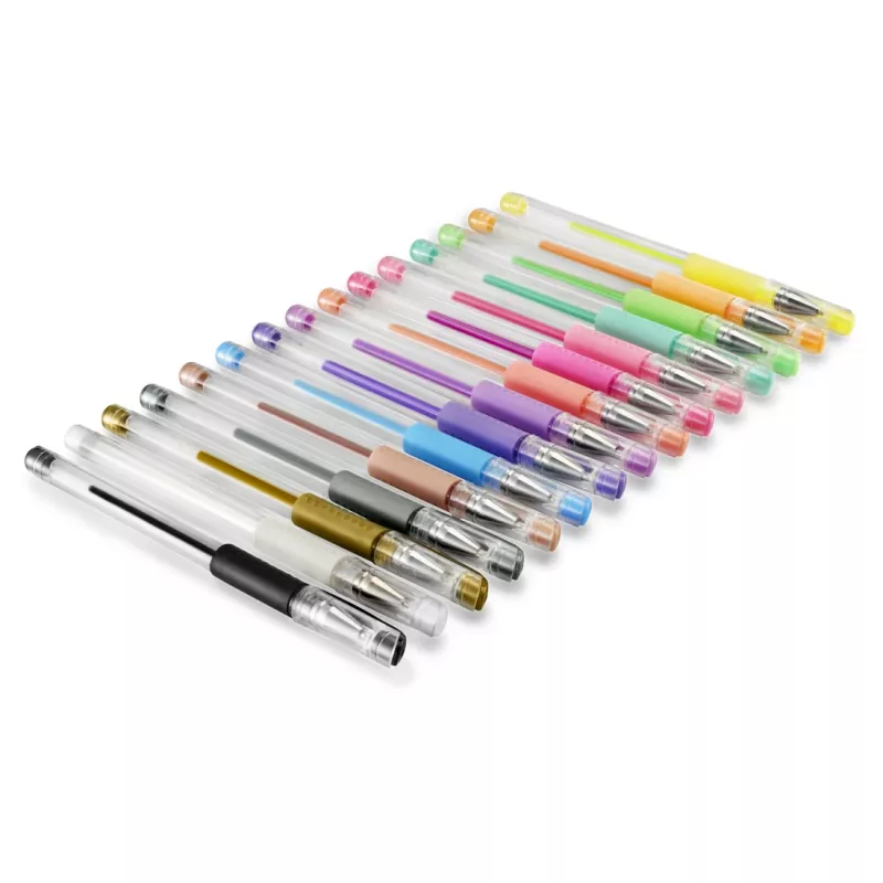 Hama Pastel & Classic długopis żelowy z nasadką Wielokolorowy 15 szt.