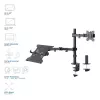 Laptop & monitor arm ACT AC8305 height adjustment 0-450mm