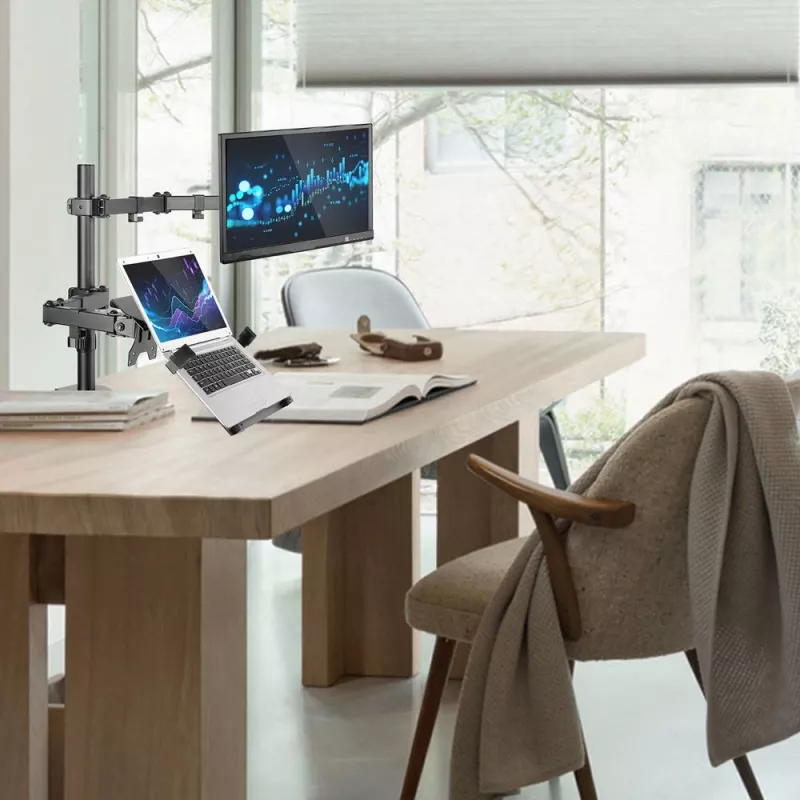 Laptop & monitor arm ACT AC8305 height adjustment 0-450mm