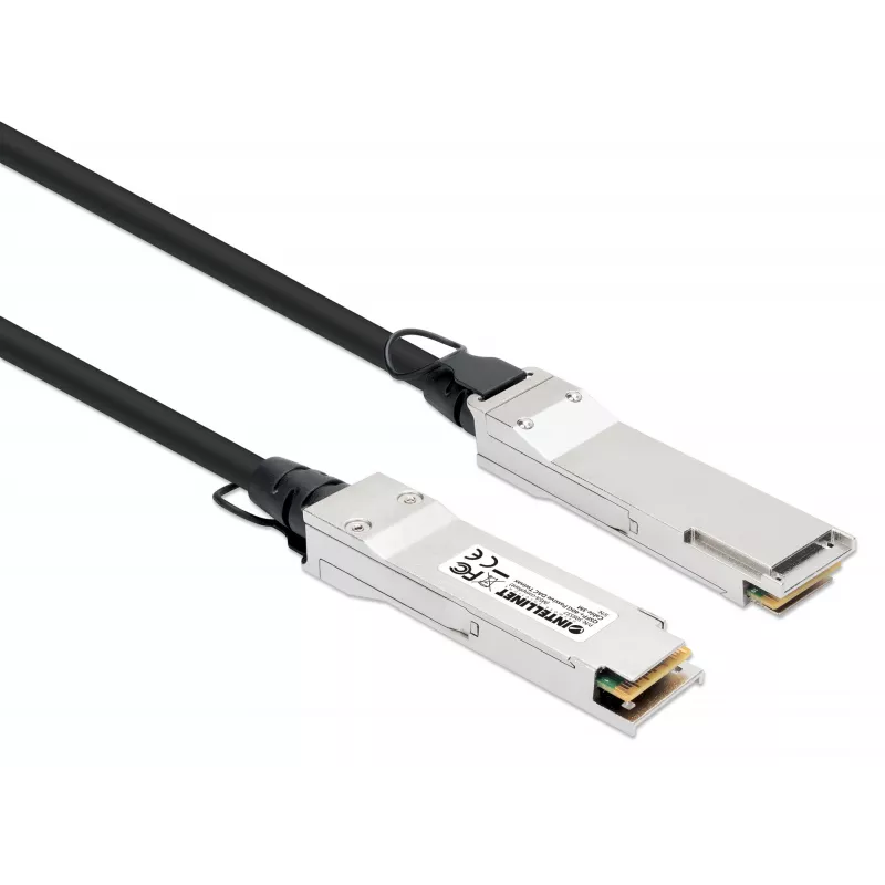 Kabel Intellinet Twinax miedziany 3 m 40G QSFP+ Passive Direct Attach 30AWG MSA kompatybilny z QSFP-H40G-CU3M