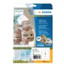 Etykieta samoprzylepna HERMA 10755 prostokątna trwała brązowa 160 szt.