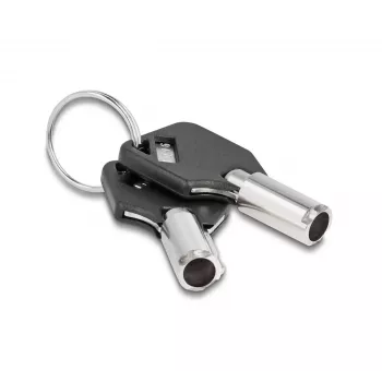 Navilock Notebook kabel Lock Czarny 1.8 m Key Lock