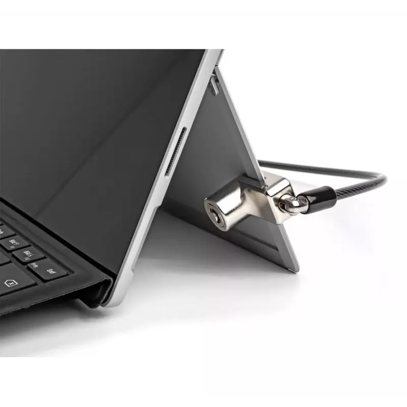 Navilock Notebook kabel Lock Czarny 1.8 m Key Lock