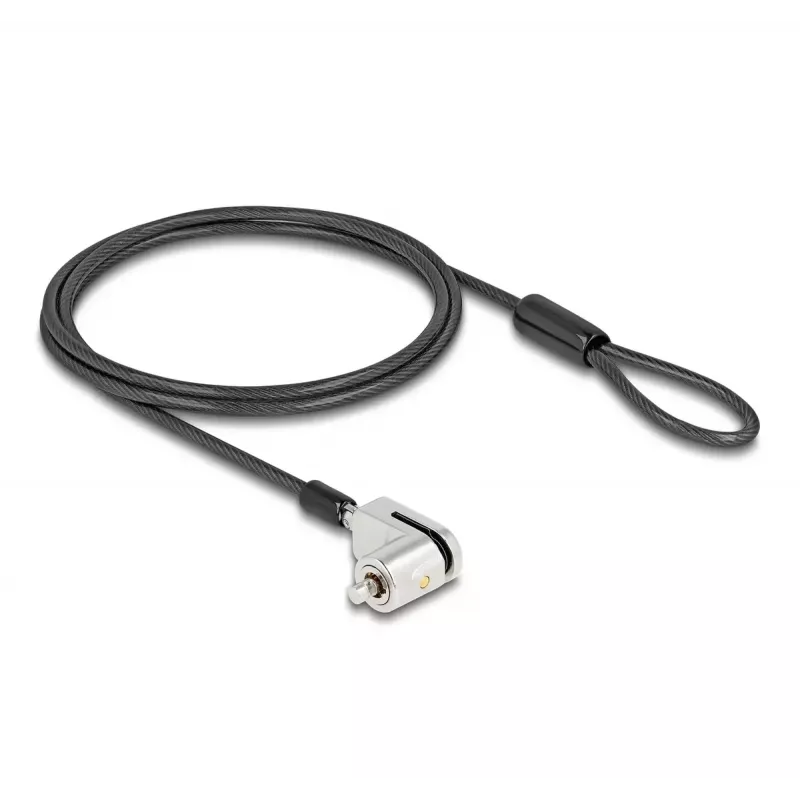 Navilock Notebook kabel Lock Czarny 1.8 m Key Lock
