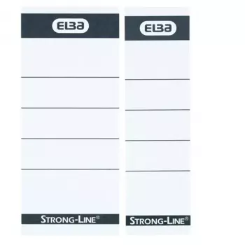 Etykieta Elba 400087754 10 szt. Czarno-biały Prostokąt 5x2,5 cm