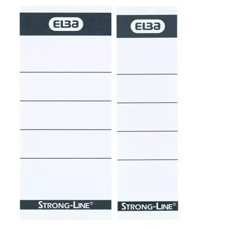 Etykieta Elba 400087754 10 szt. Czarno-biały Prostokąt 5x2,5 cm